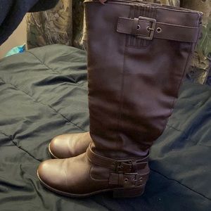 size 7 tall, brown boots